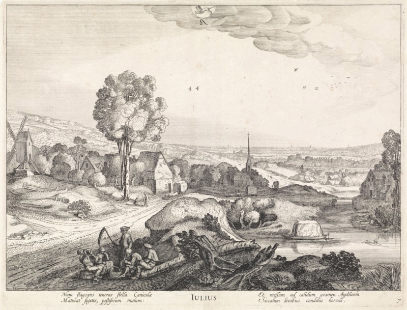 July, Jan van de Velde (II), Claes Jansz. Visscher (II), 1618