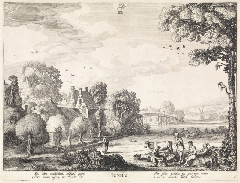 June, Jan van de Velde (II), Claes Jansz. Visscher (II), 1618