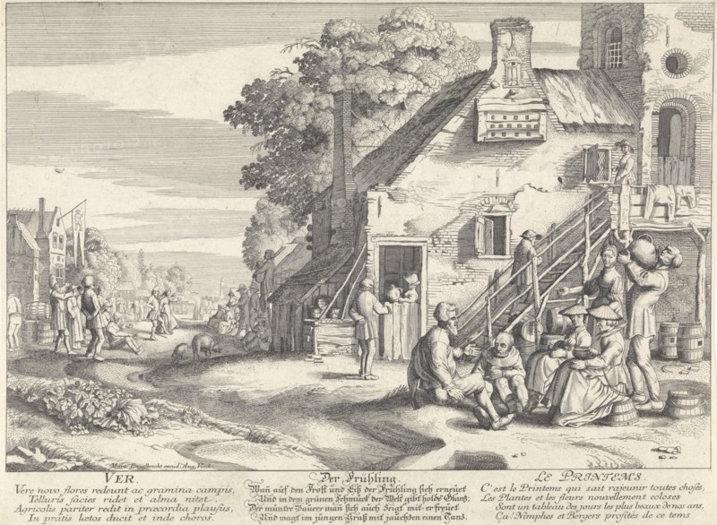 Spring (Ver), Jan van de Velde (II), Anonymous, Martin Engelbrecht, 1649 - 1756
