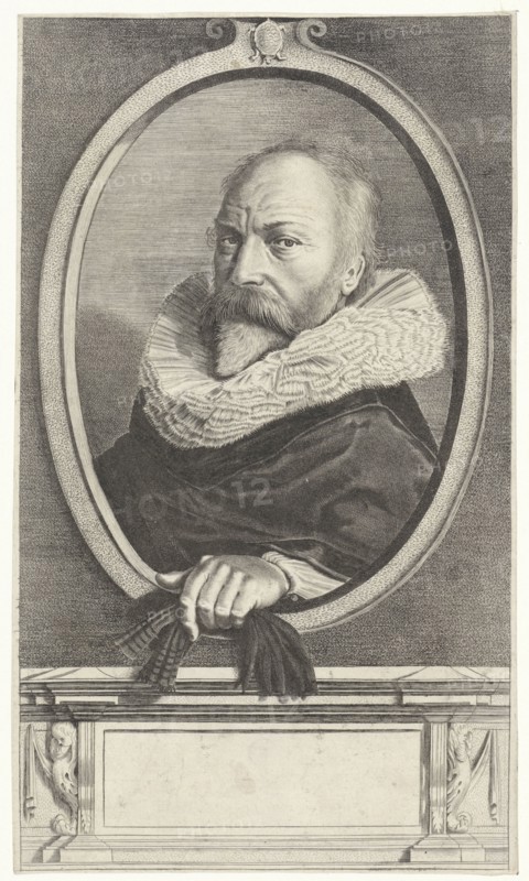 Portrait of Scriverius, Jan van de Velde (II), Frans Hals, 1626