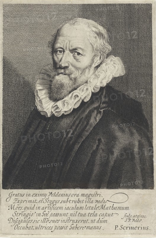 Portrait of Jacob Matham, Jan van de Velde (II), Pieter Claesz. Soutman, Petrus Scriverius, 1630