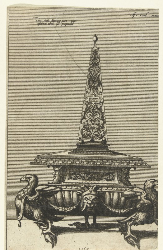 Pepper and salt shaker, Johannes or Lucas van Doetechum, Hans Vredeman de Vries, Hieronymus Cock, 1563