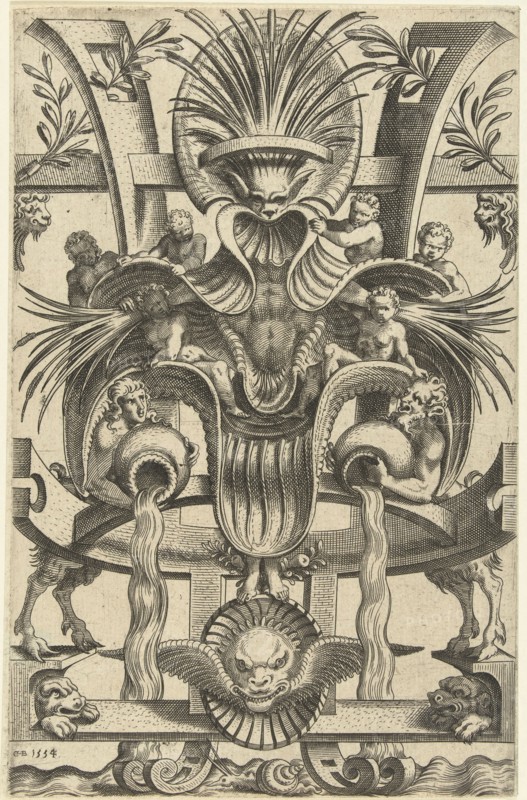 A scroll, Anonymous, 1554