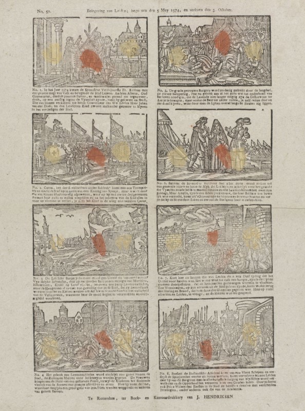 Siege of Leiden The Netherlands; started the fifth Mey 1574, and forsake the October 3, Jan Hendriksen, Anonymous, 1781 - 1828
