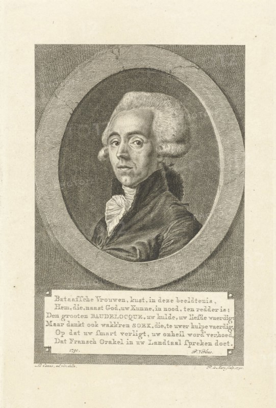 Portrait of Jean-Louis Baudelocque, Pieter de Mare, P. Verleus, 1790