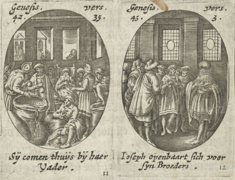 Joseph's brothers discover bags of money, Joseph makes himself known to his brothers, Hans Janssen, 1615 - 1651