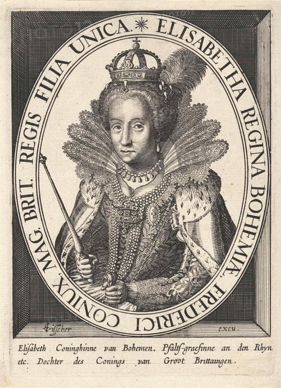 Portrait of Elizabeth I Tudor, Anonymous, Claes Jansz. Visscher (II), 1612 - 1652