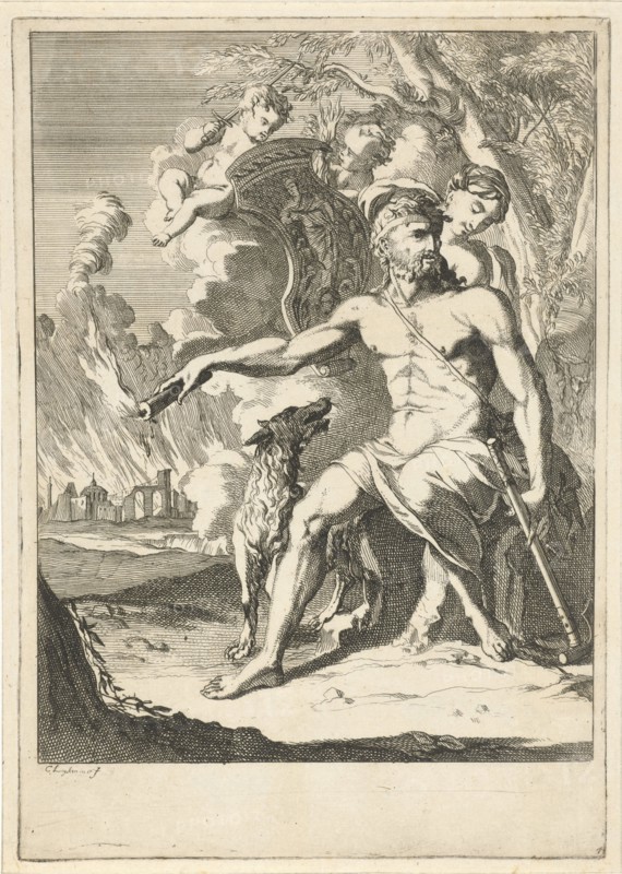 Fire, Caspar Luyken, 1691