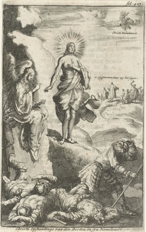 Resurrection of Christ, Jan Luyken, Jan Claesz ten Hoorn, 1690