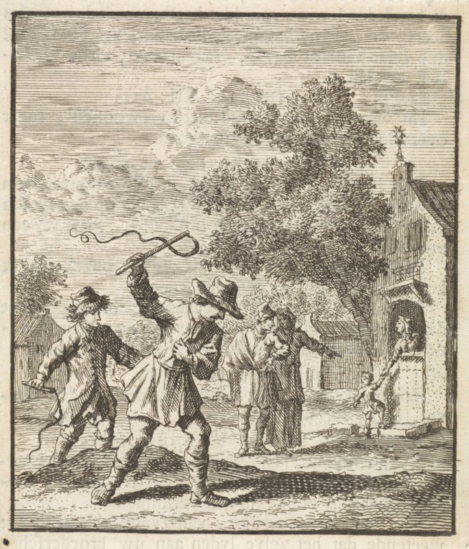 Children are playing, Zacharias Chatelain (II), Jan Luyken, wed. Pieter Arentsz (II), 1712