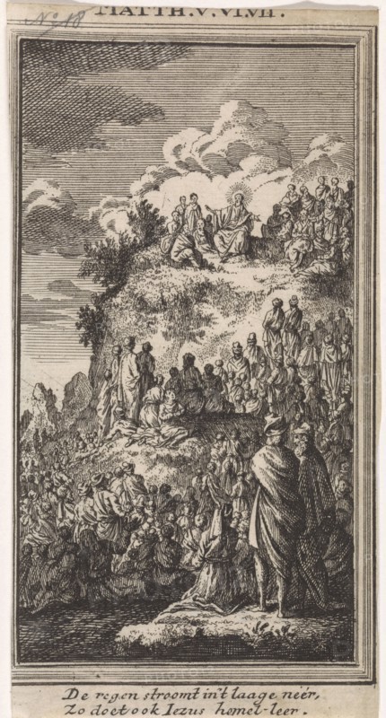 Sermon, Jan Luyken, Anonymous, 1712
