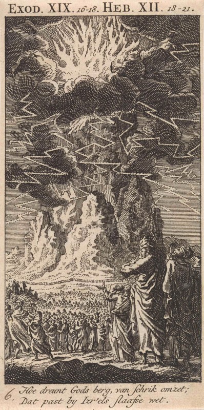 On Mount Sinai, Jan Luyken, 1712