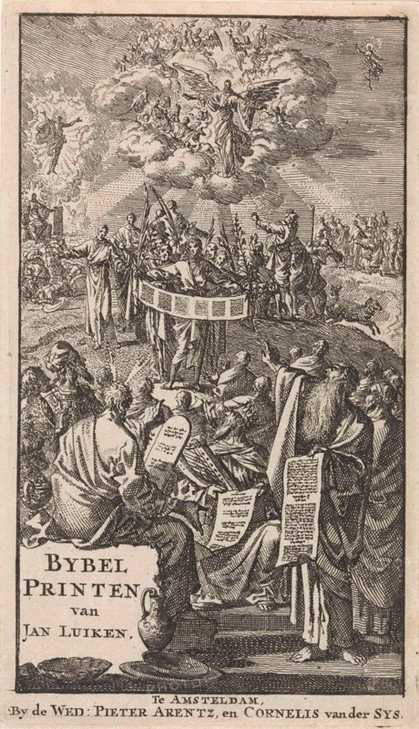 Jan Luyken, Bybel Prints, 1712, Jan Luyken, wed. Arentsz & Pieter Cornelis van der Sys (II), 1712