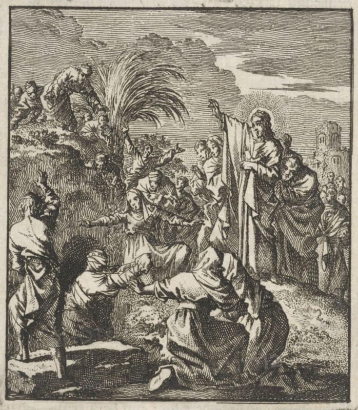 Raising of Lazarus, Jan Luyken, Jan Rieuwertsz. (II), Barent Visscher, 1706