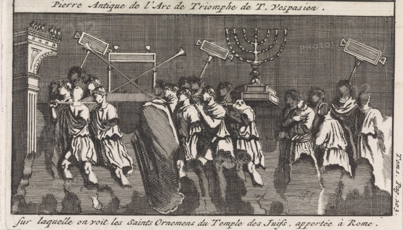 Relief of the Arch of Titus, Jan Luyken, Pieter Mortier, 1705