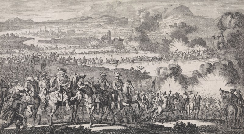 Battle of the Boyne, 1690, Jan Luyken, Pieter Mortier, 1703