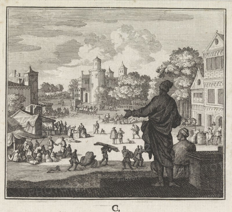 Trade, Caspar Luyken, Christoph Weigel, 1695 - 1705