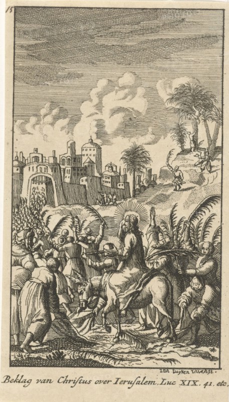Christ predicts the destruction of Jerusalem, Anonymous, 1720