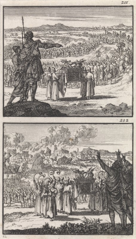 Israelites crossing the Jordan, Fall of Jericho, near the Jordan River in the West Bank