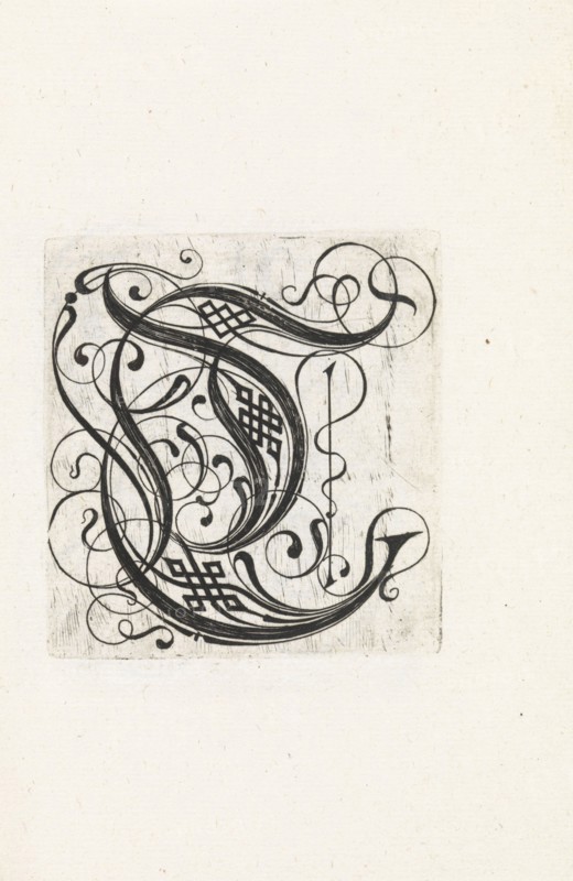 Letter T, Anonymous, c. 1600 - c. 1699