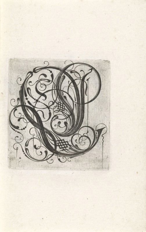 Letter L, print maker: Anonymous, c. 1600 - c. 1699