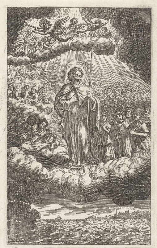 Saint Thomas in heaven, Anonymous, Samuel van Hoogstraten, Michiel de Groot, 1671