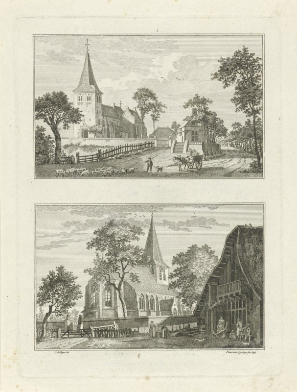 Views of Hanselaer and Appeldorn 1746, Paulus van Liender, 1760