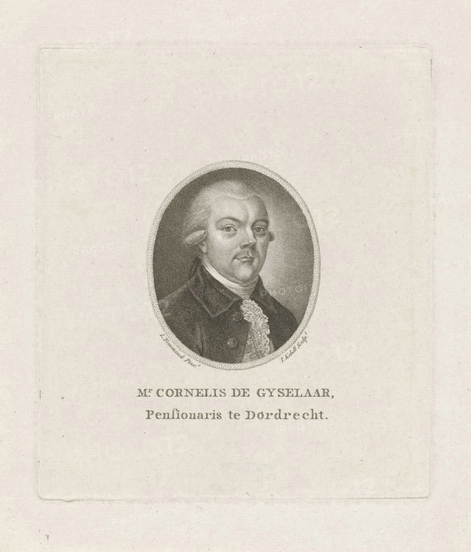 Portrait of Cornelis de Gijselaar. Jan Kobell (I), 1766 - 1833, Jan Kobell I, 1766 - 1833