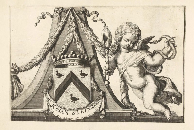 Coat of arms of Jacob Steyn, Romeyn de Hooghe, 1688-1689