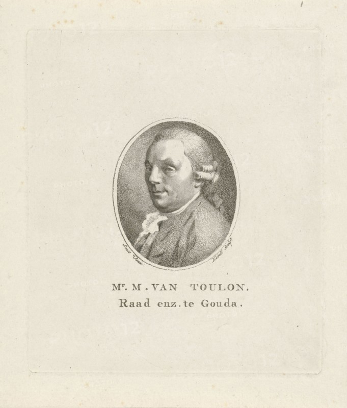 Portrait of Martin of Toulon, Jan Kobell, Smit, 1766 - 1833