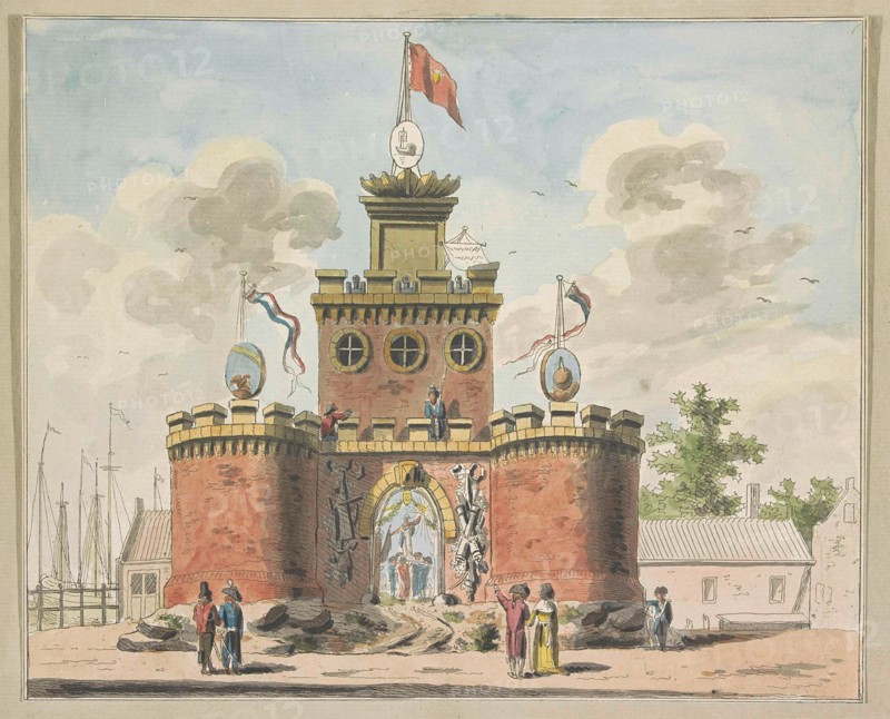 General Reinforcement, decoration on the Kadijksplein, 1795, The Netherlands