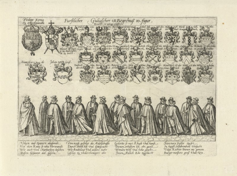 Funeral procession with peers, Anonymous, 1592