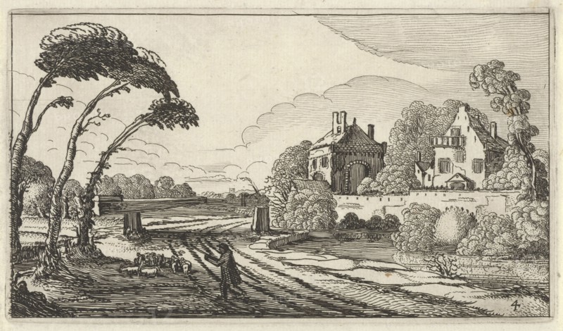 Shepherd in a landscape, Gillis van Scheyndel (I), Anonymous, 1624