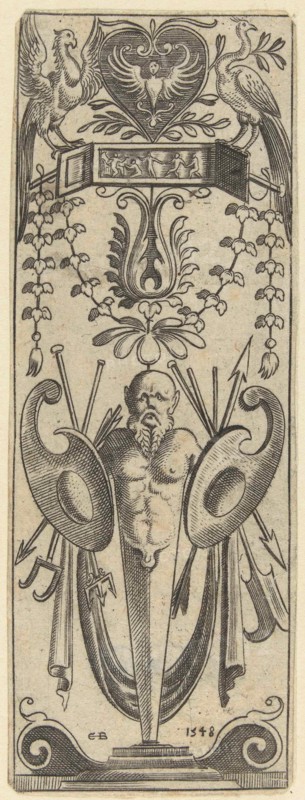 Herme with bald head, Anonymous, 1548