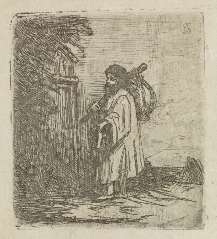 Pilgrim, print maker: Arnoud Schaepkens