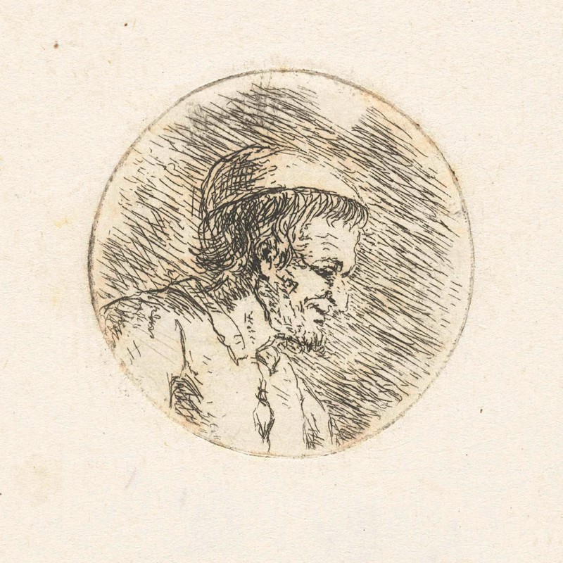 Bust of an unknown man, Christina Chalon, 1758 - 1808