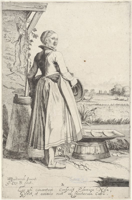 Girl from Edam, on the back, The Netherlands
