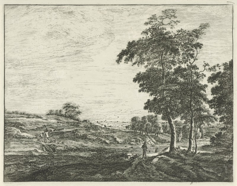 At the edge of The Hague Forest, The Netherlands, Roelant Roghman, 1637-1742