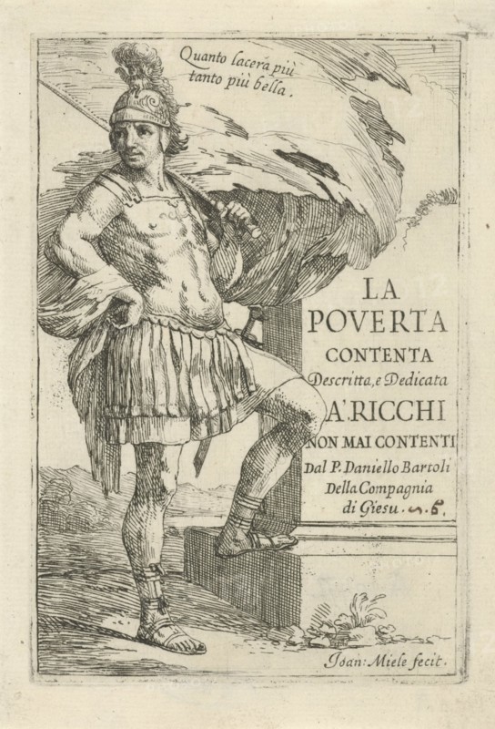 Roman soldier, Jan Miel, 1649 - 1664