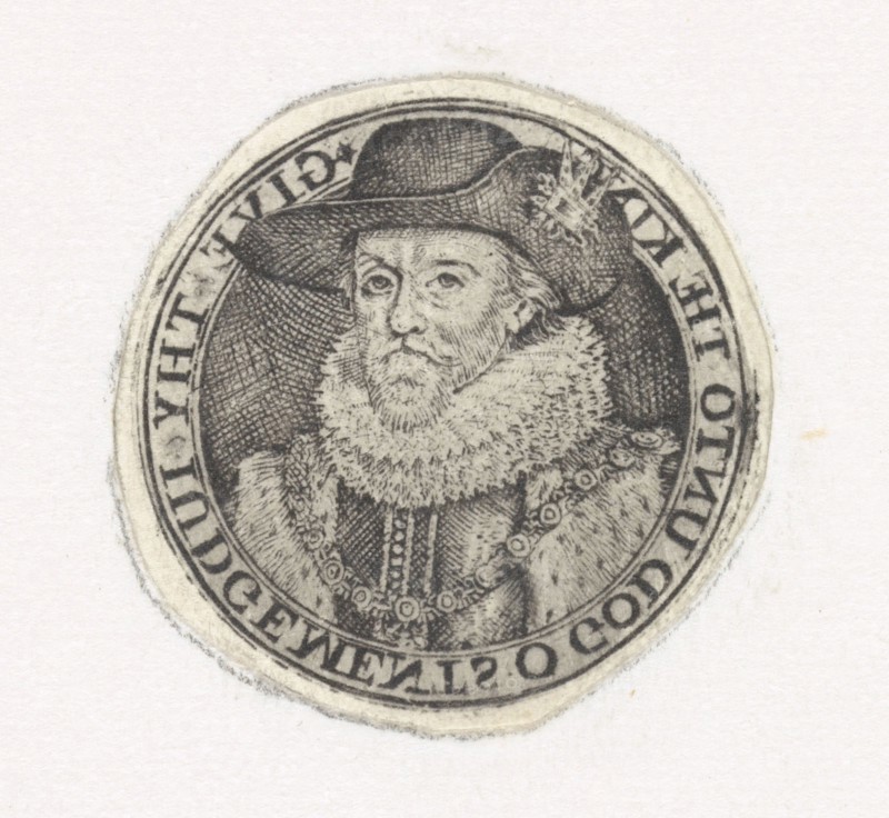Bust Portrait of James I, Simon van de Passe, 1615 - 1622