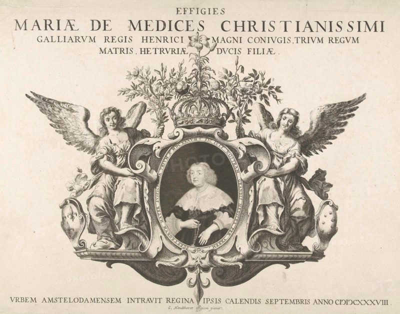 Entry of Maria de Medici in Amsterdam (Portrait), 1638, The Netherlands, Pieter Holsteyn (II), Pieter Nolpe, 1638 - 1639