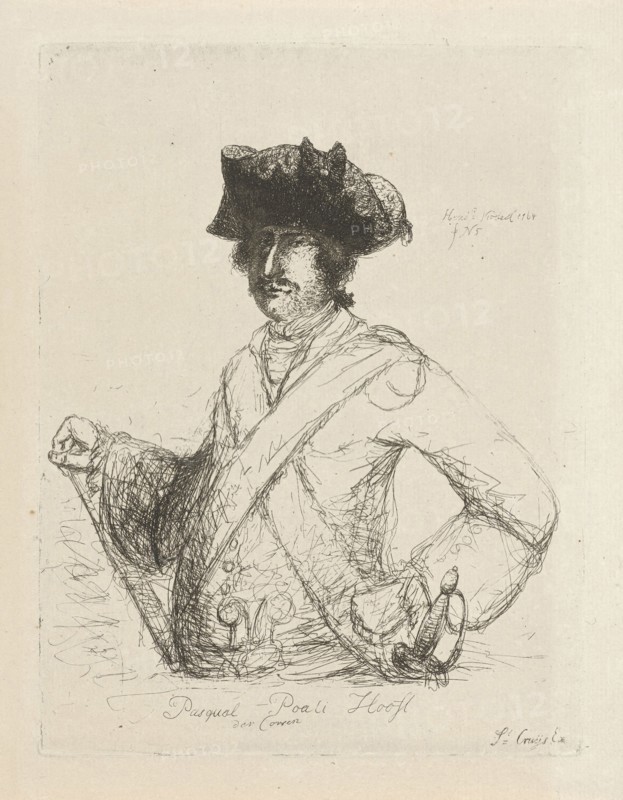 Portrait of General Pascal Paoli, Hendrik Kobell, Samuel Cruys, 1764