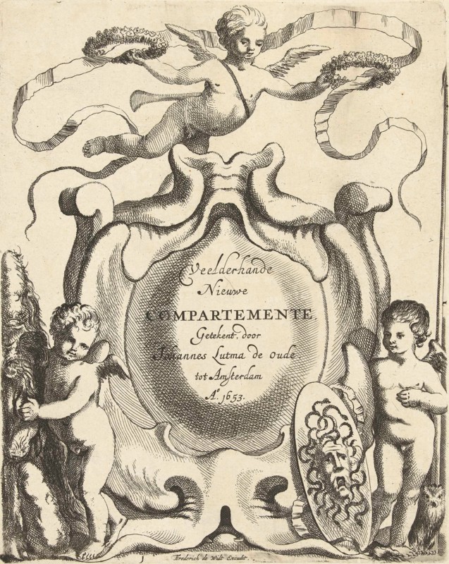 Title Journal: Veelderhande Nieuwe Compartemente, print maker: Jacob Lutma, Johannes Lutma I, Frederik de Wit, 1653