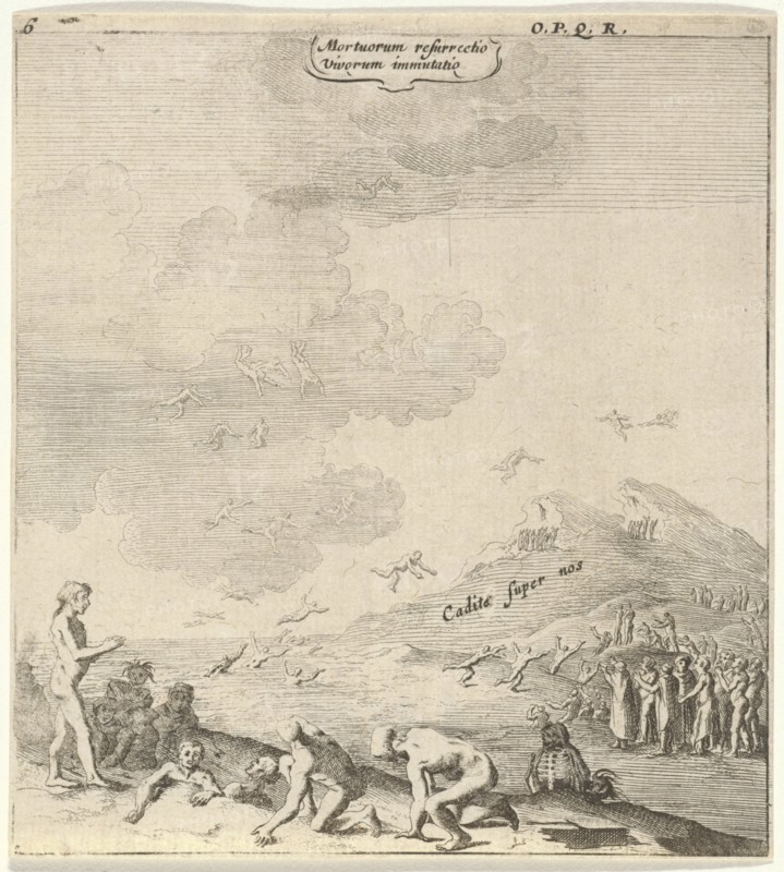 Resurrection of the dead, Gillis van Scheyndel (I), Gerhard Verstegen, 1625
