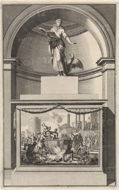 John the Evangelist, Jan Luyken, Zacharias Chatelain (II), Jan Goeree, 1698