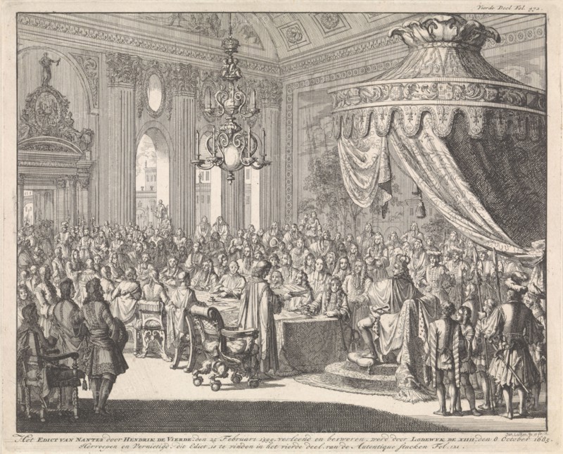 Revocation of the Edict of Nantes, 1685, Jan Luyken, 1696