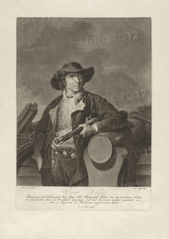 Portrait of Wiert Adels, Charles Howard Hodges, Willem Alexander Keel, 1794 - 1796