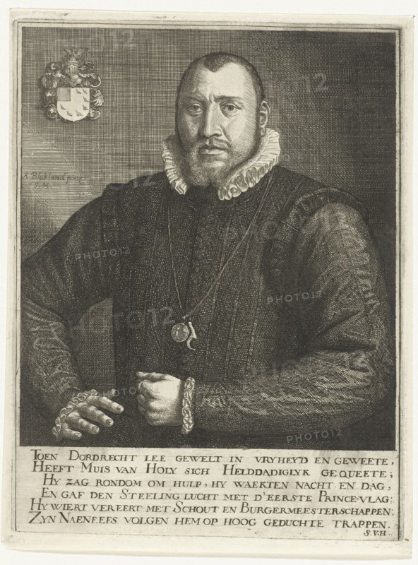Portrait of Jacob Muys van Holy, Samuel van Hoogstraten, Simon onder de Linde, 1648 - 1677