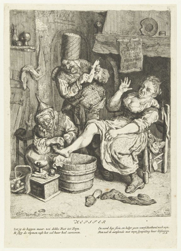 Kopster, Cornelis Dusart, 1695