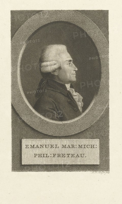 Portrait of Emmanuel Marie Michel Philippe de Saint Just Fréteau, Lambertus Antonius Claessens, c. 1792 - c. 1808
